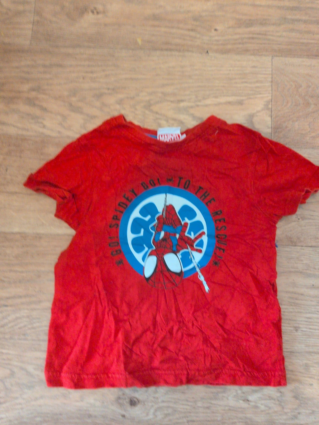 Marvel 3-4 Years Red Spiderman T-shirt