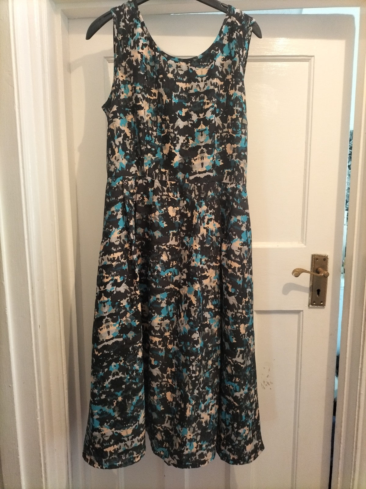 Great Plains Small Multicoloured Fit And Flare Sleeveless Dress