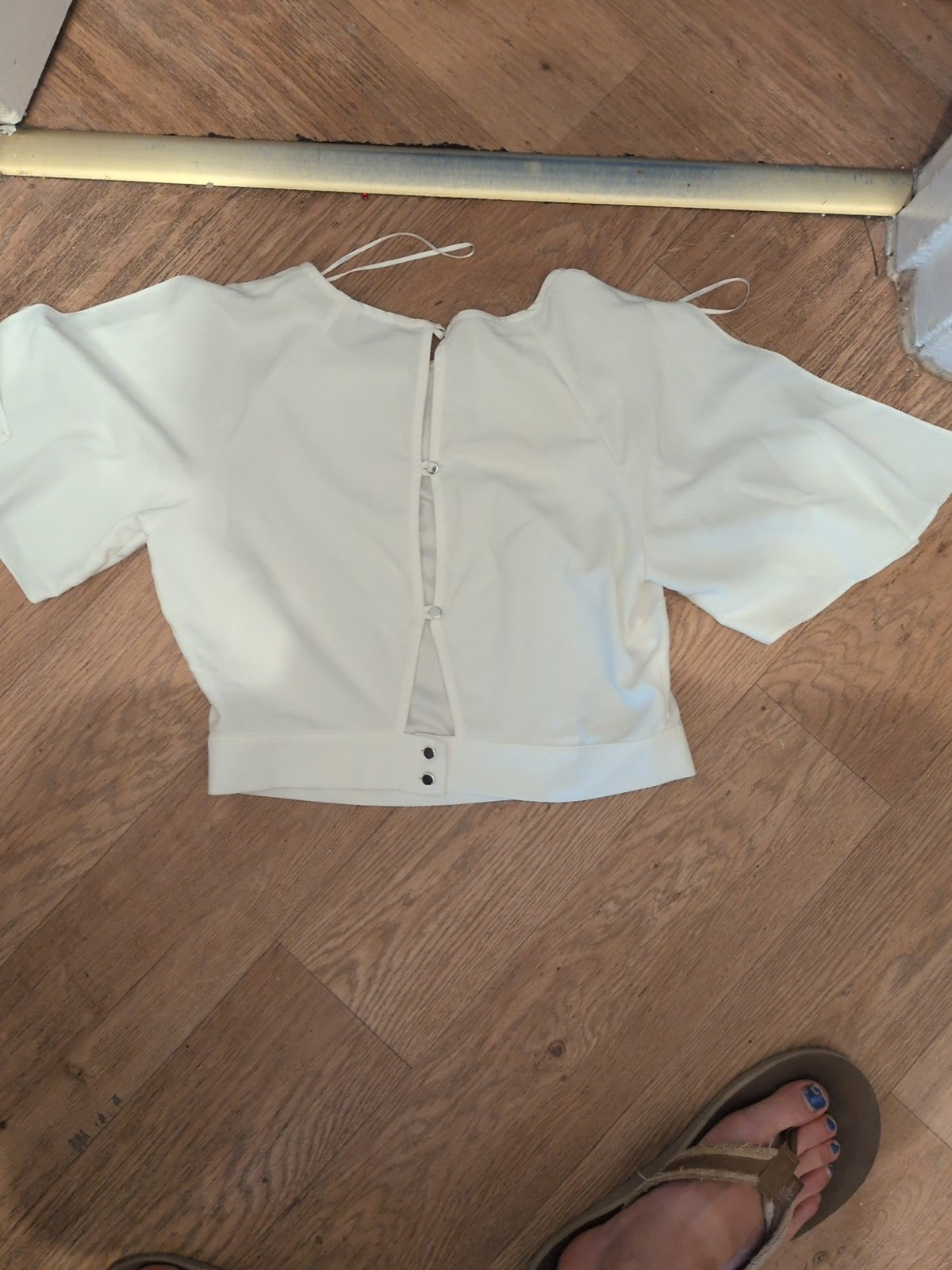 Miss Selfridge Size 12 Short Sleeve Blouse