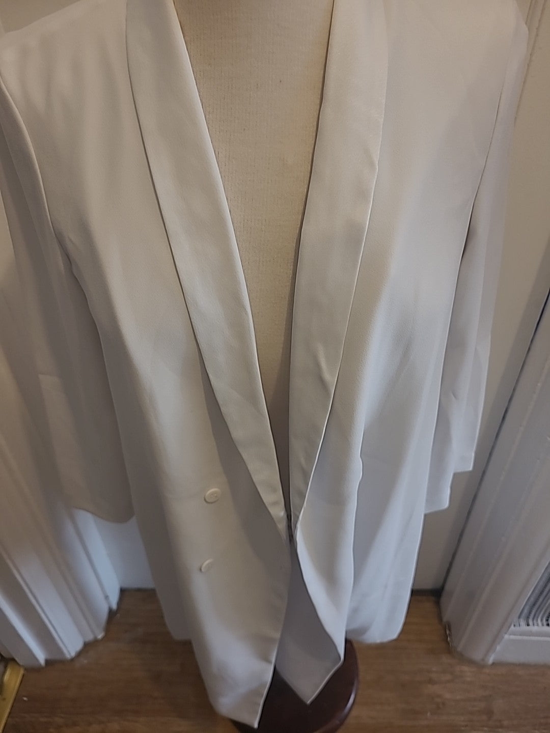 Ladies Topshop Size 10 Ivory Long Length Cardigan