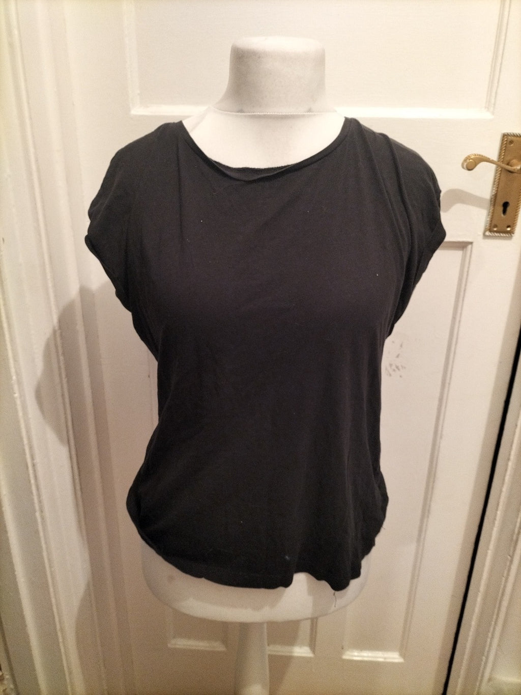 Dorothy Perkins 14 Black Short Sleeve T-shirt