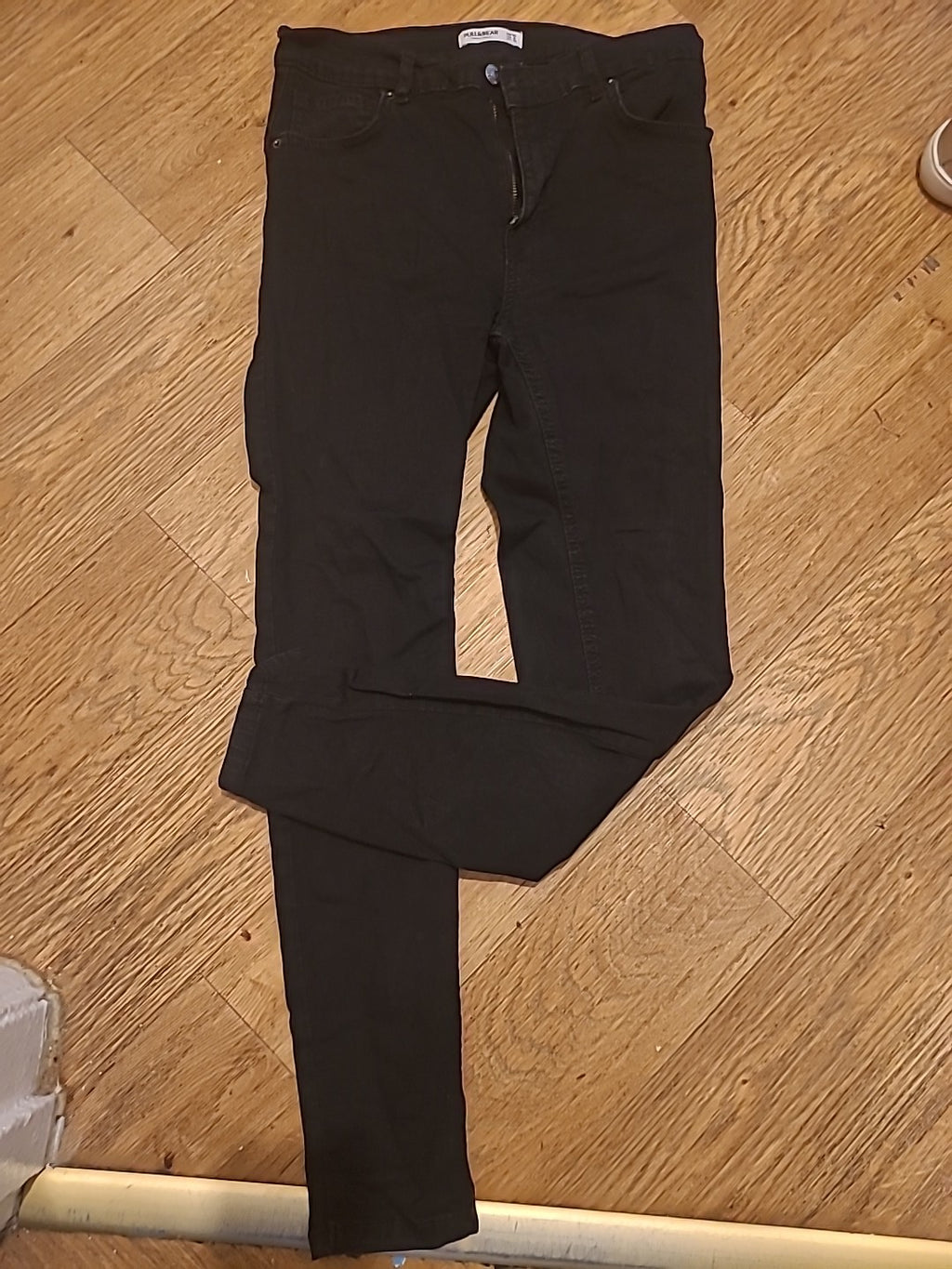 Ladies Pull&Bear Size 10-12 Black Slim Jeans