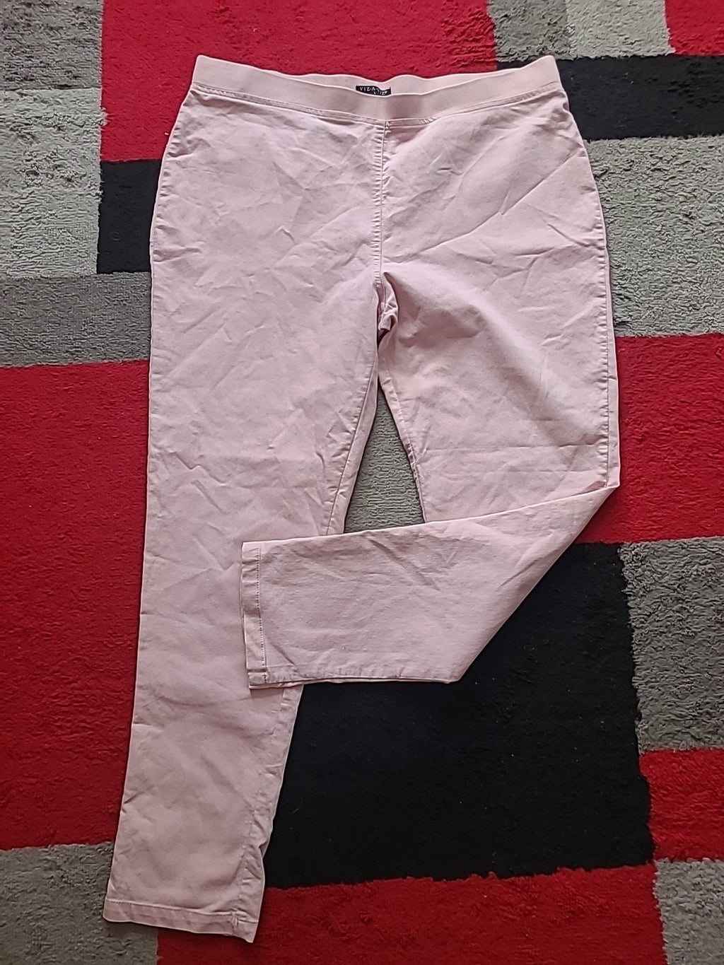 Ladies Viz.a.viz Size Large Baby Pink Jegging