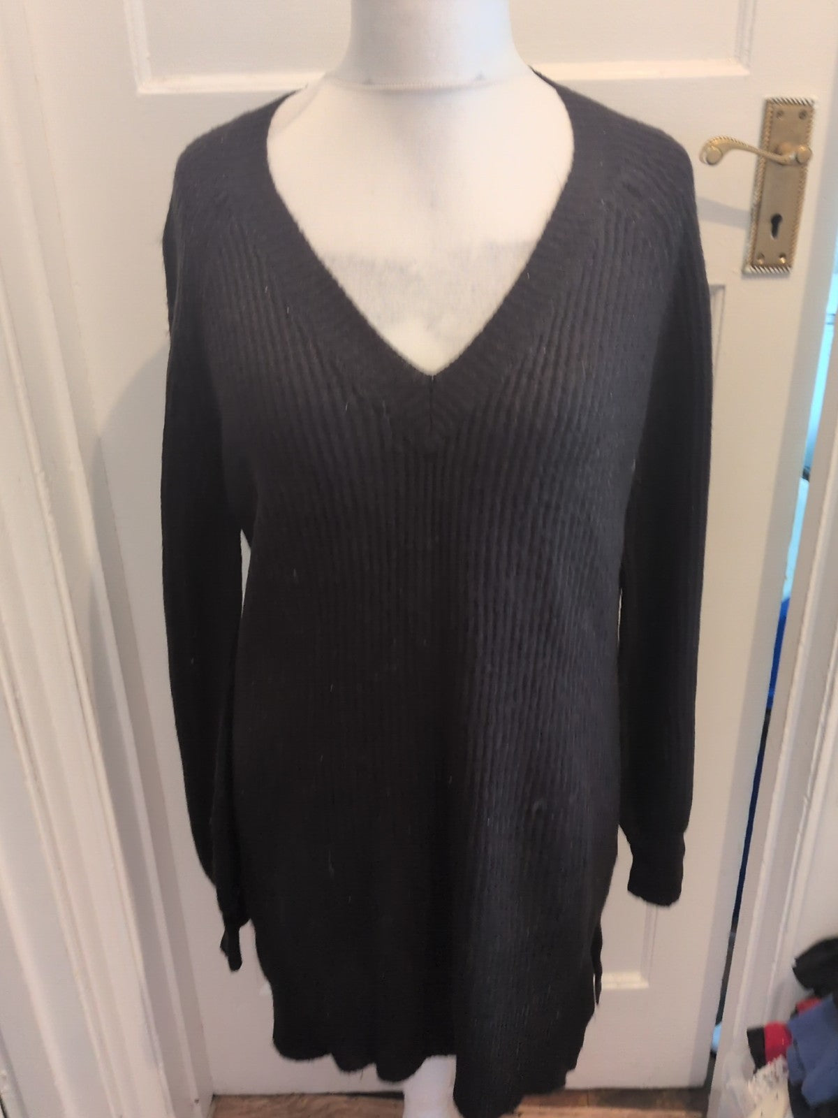 Very 12 Black Knit Long Sleeve Jumper