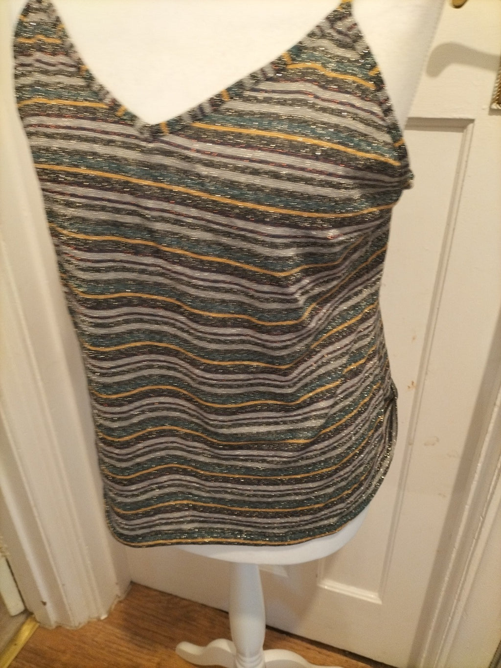 Ladies Tu Size 18 Shimmer Multi Sleeveless Blouse
