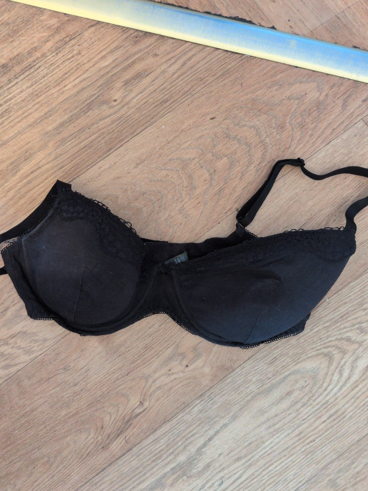 George 38c Black Bra Padded And Wired
