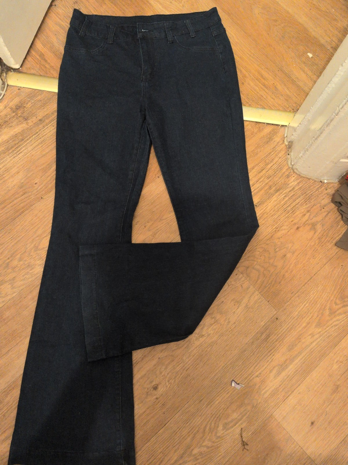Ladies Large Denim Bootcut Jeans