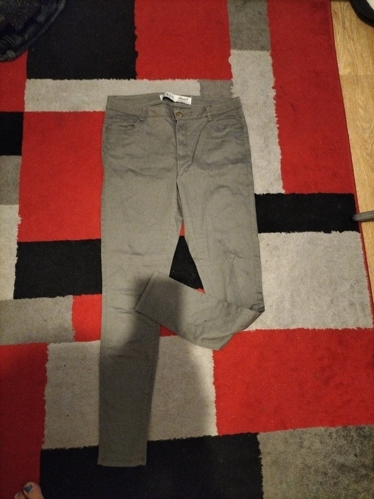 Ladies Denim&Co Size 12 Sage Green Jeans