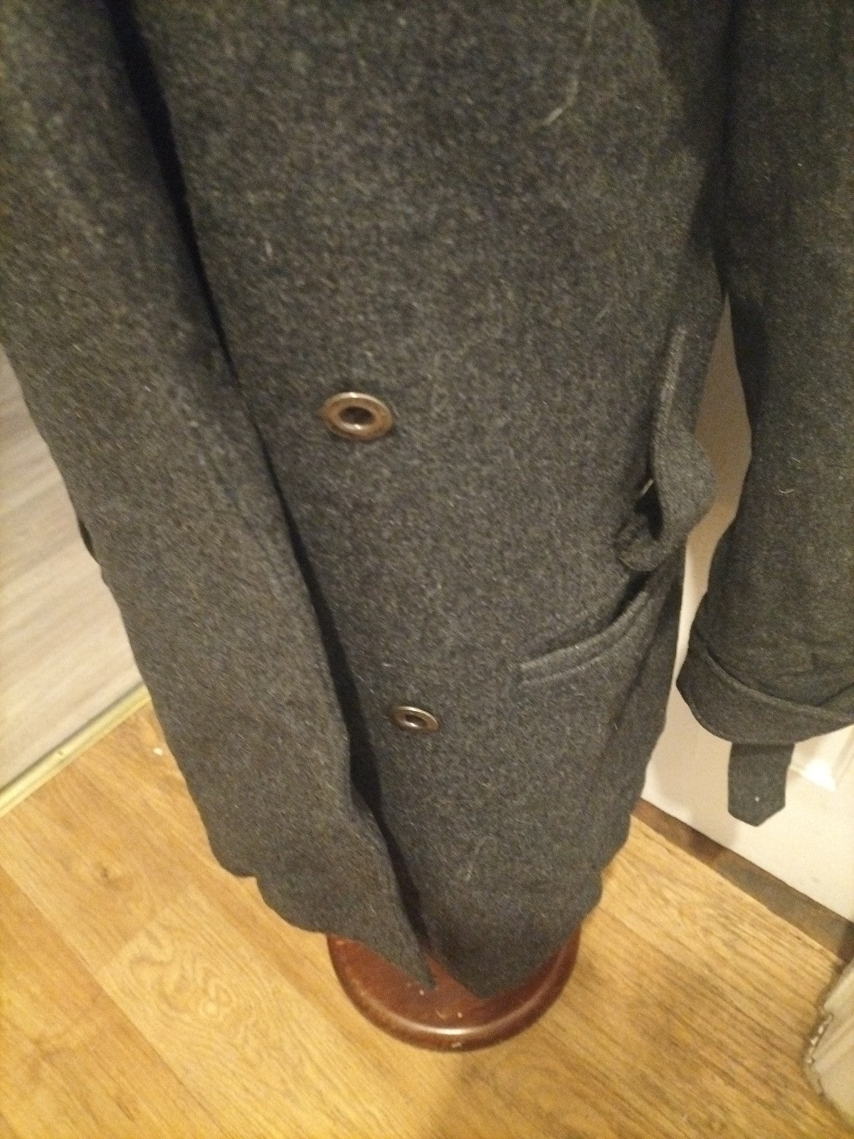 Ladies HH Size Large Dark Grey Lined Coat