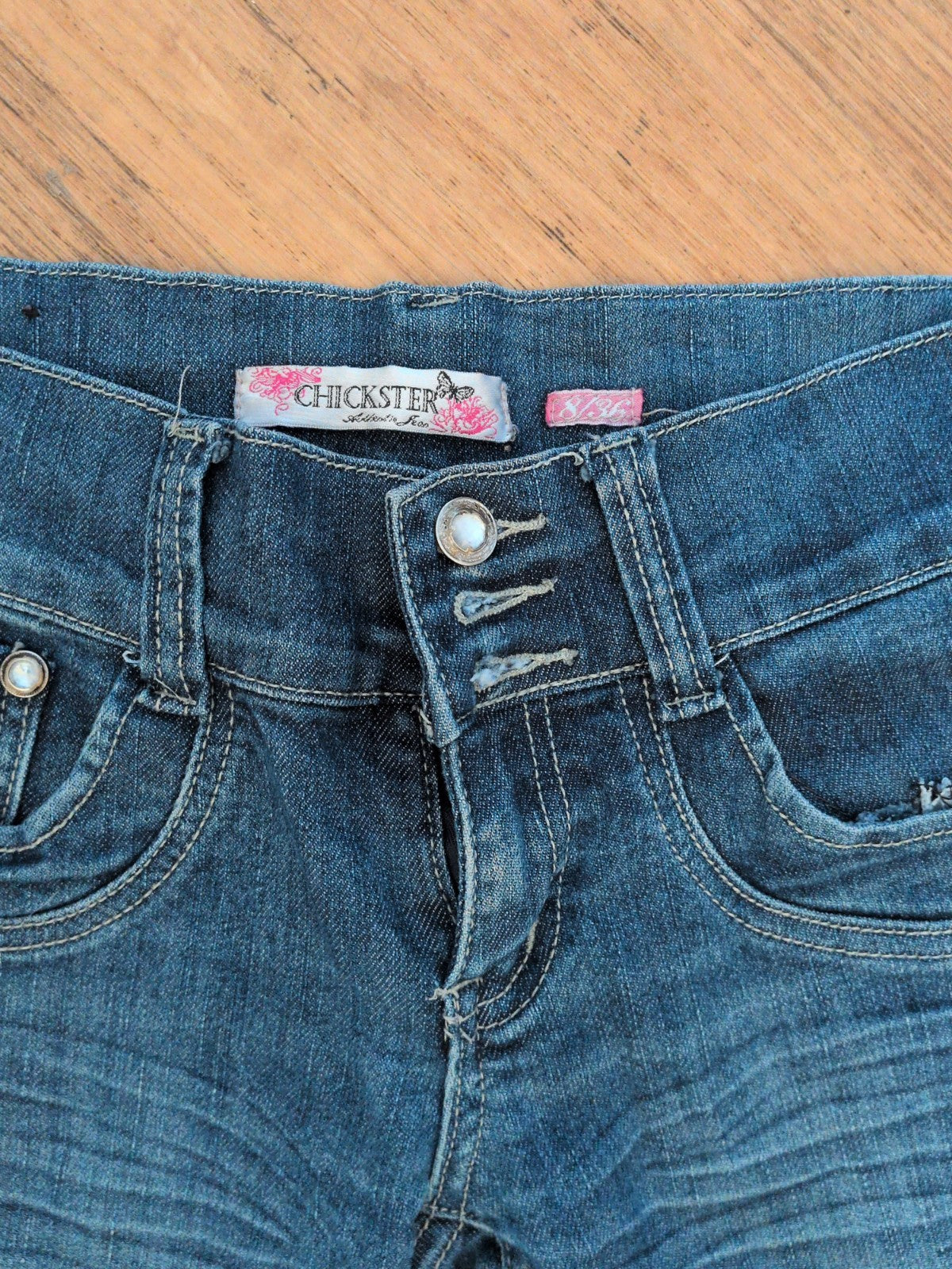 Ladies Chickster Size 8 Ankle Jeans