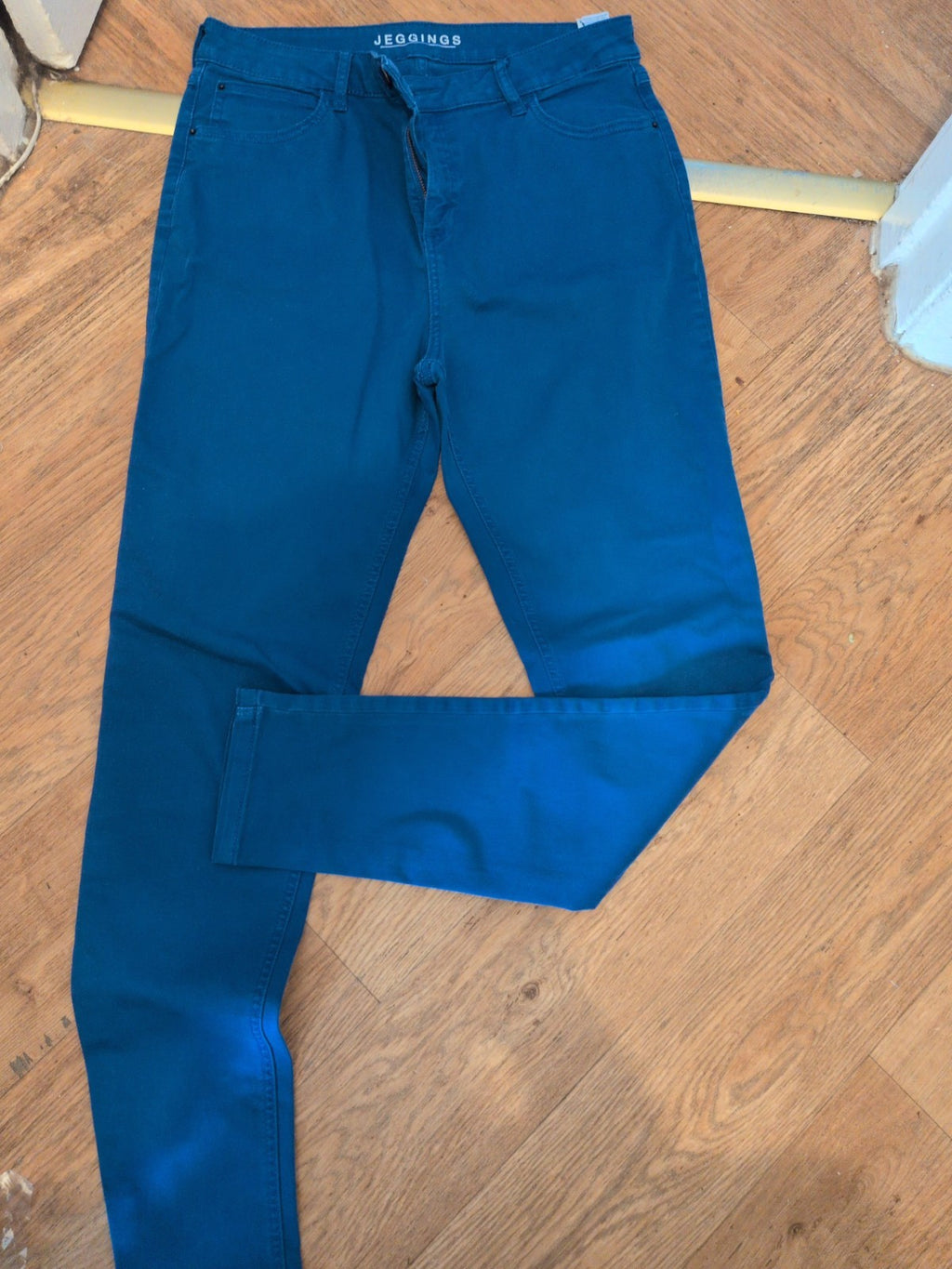 Marks And Spencer 14 Long Deep Blue Jegging