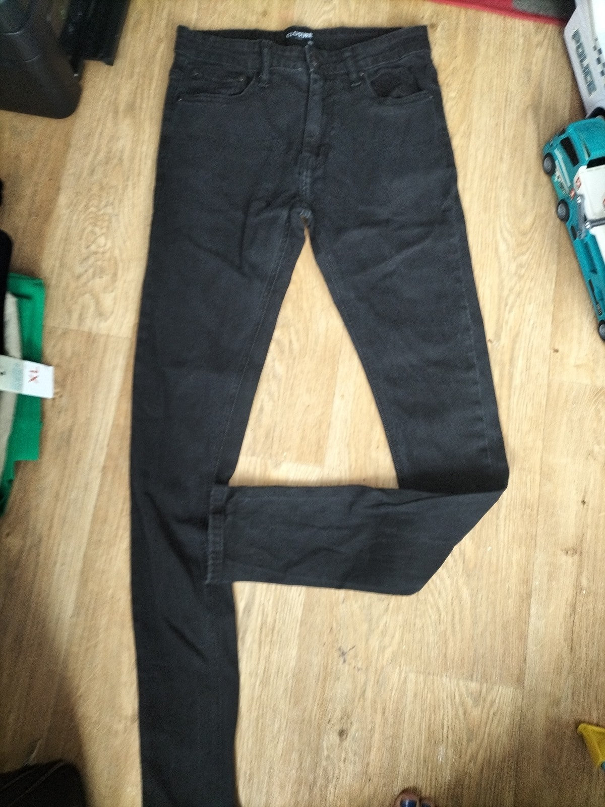 Mens Closure Size 30L Black Skinny Jeans