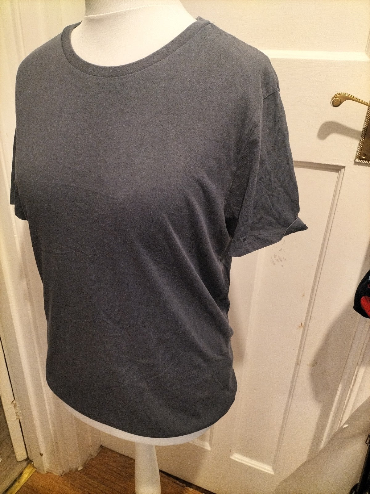 Mens George Size M Charcoal Short Sleeved Tshirt