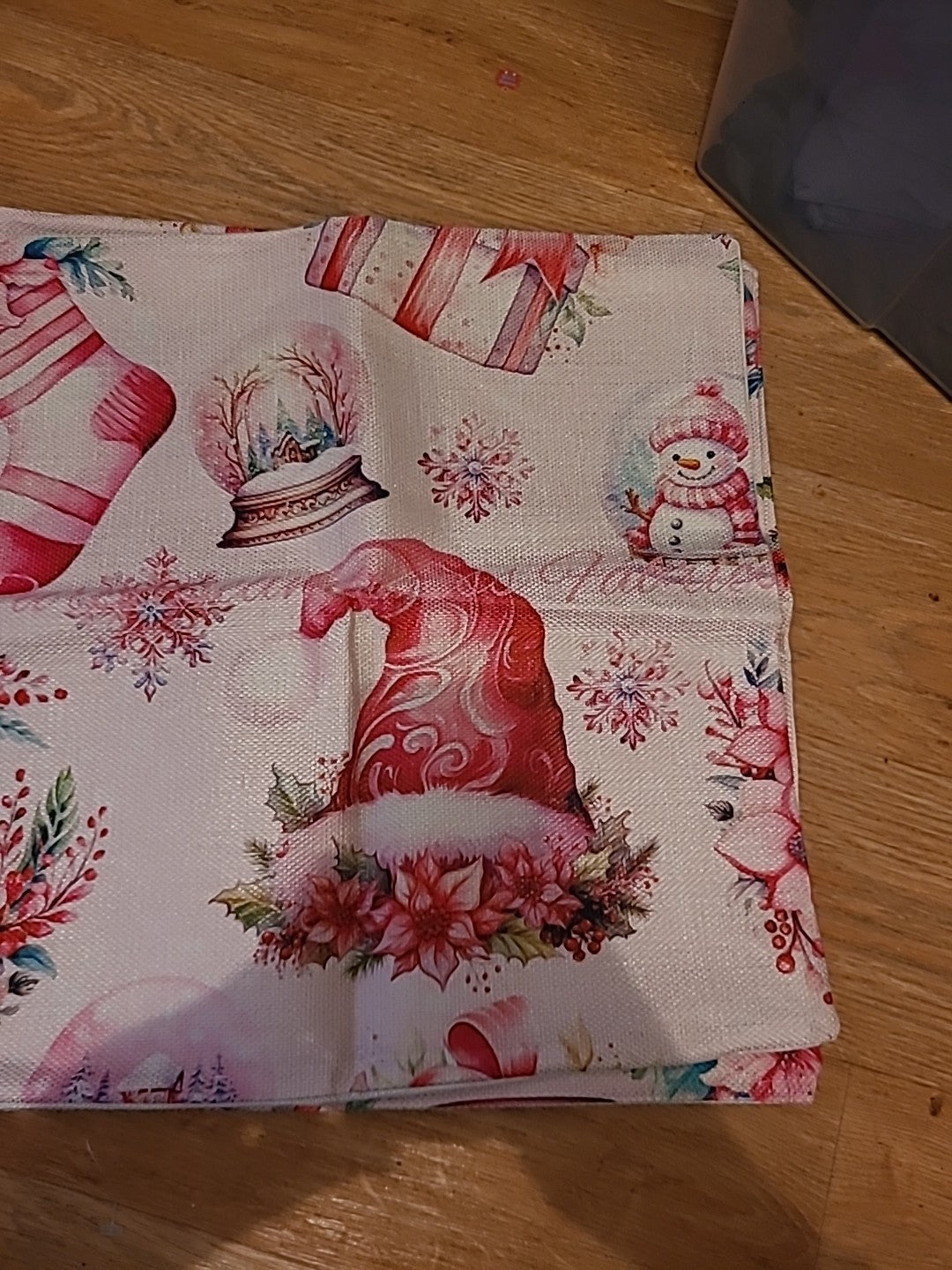 Brand New Christmas Cushion Covers Stocking Design Set Of 3