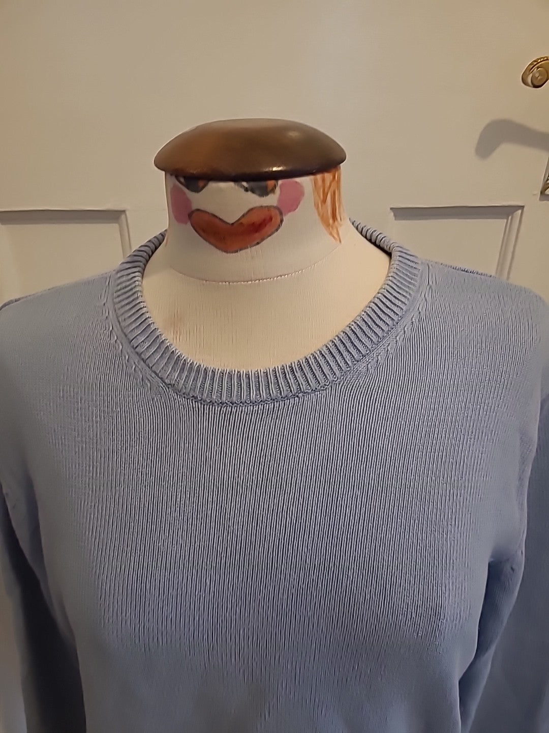 Mens Pale Blue Jumper Maine Size Med