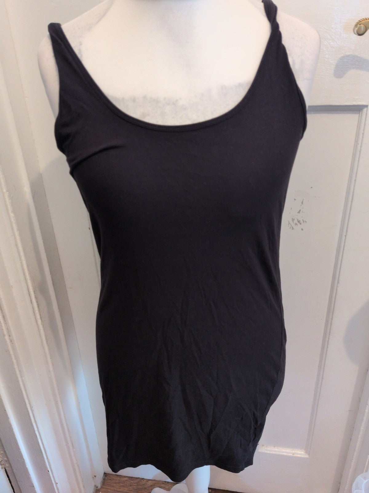 Primark 14-16 Longline Vest Black