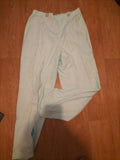 Ladies Marks And Spencer Size 14 Aqua Elasticated Trousers