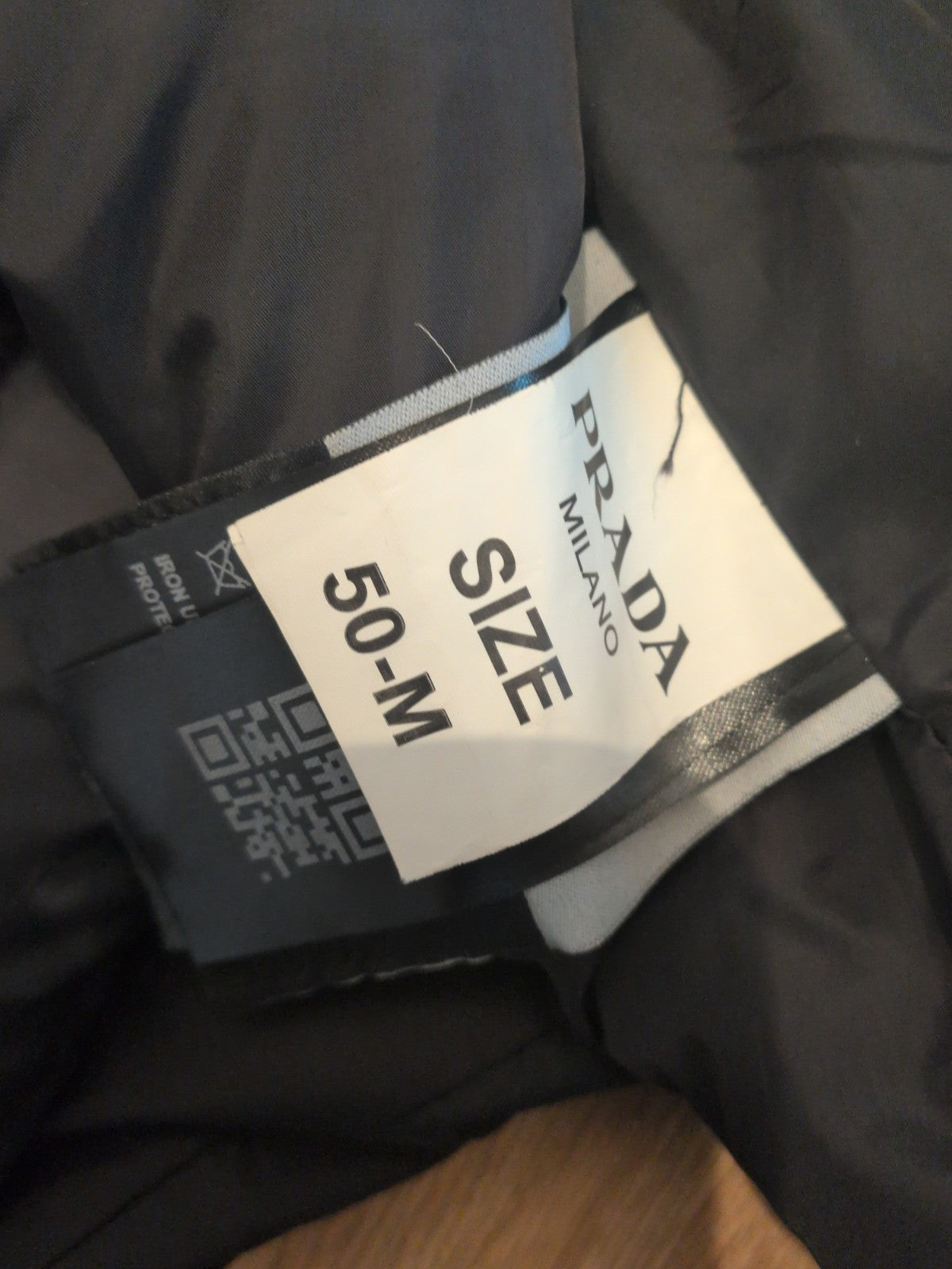 Prada 50M Black Puffer Sleeveless Jacket
