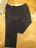 Mens Premier Man Size 42 Navy Smart Trousers