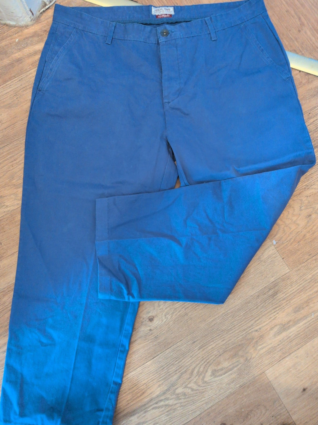 TU 42R Mens Blue Chino Trousers
