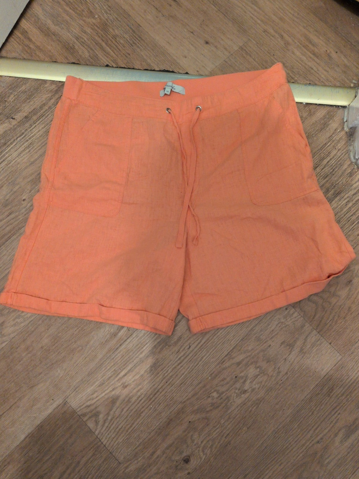 Peacocks 14 Orange Elasticated Bermuda Shorts