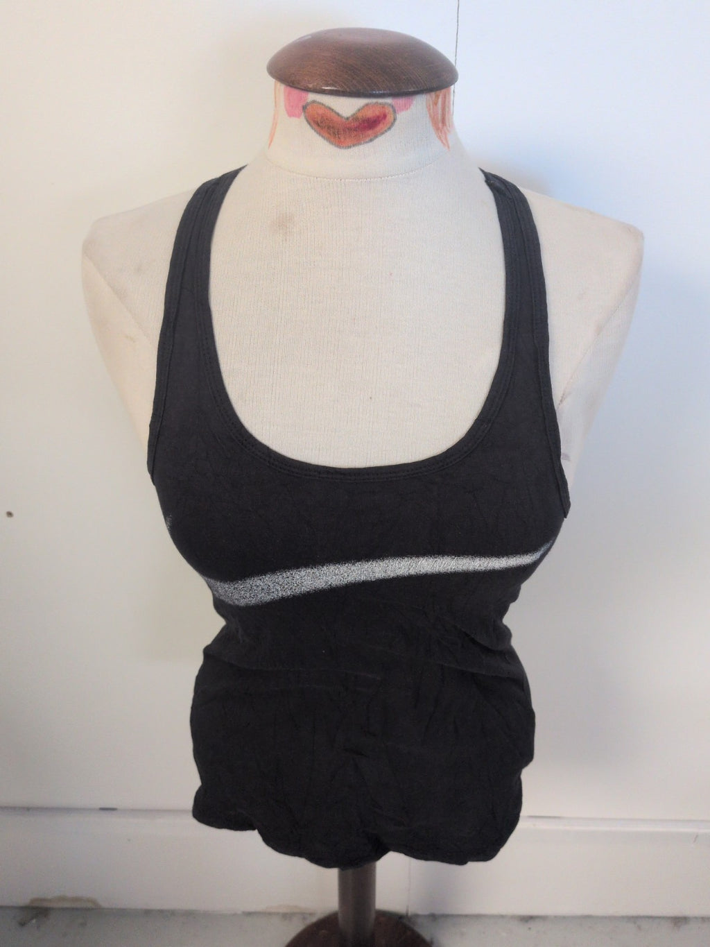 Ladies Nike Size XS Navy Athletic Fit Sleeveless T-shirt