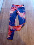 Ladies Sweaty Betty Size XS Orange Black Leggings