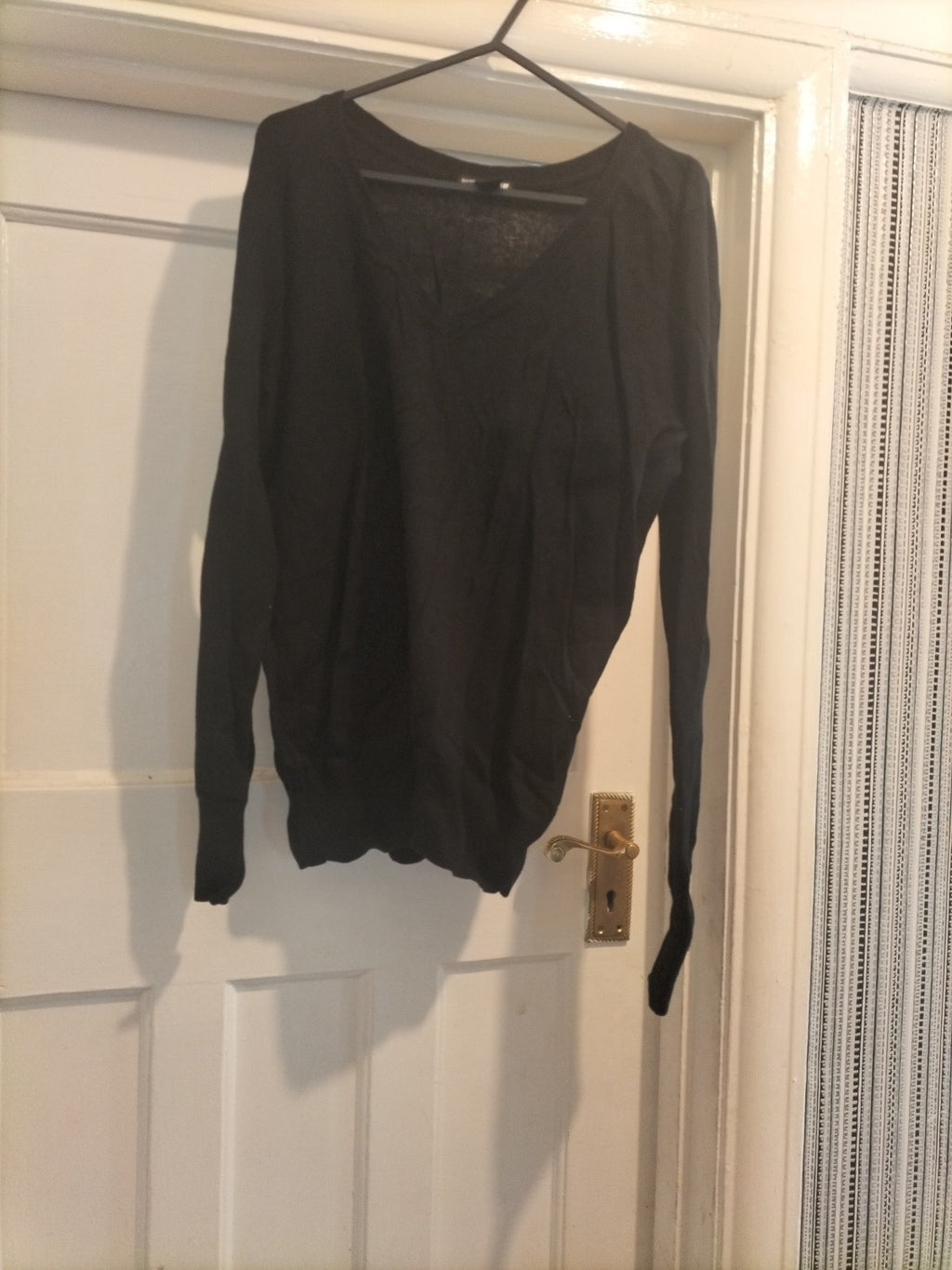Ladies Basic H&M Black Jumper Size Small