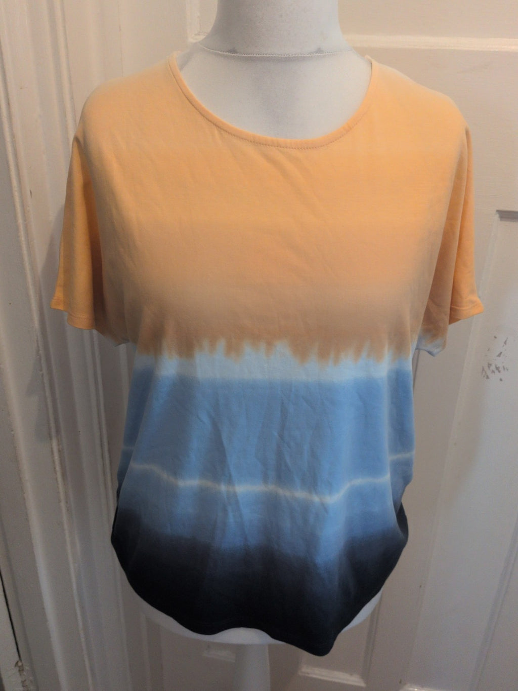 Gerry Weber 14 Navy/Peach Short Sleeve T-shirt