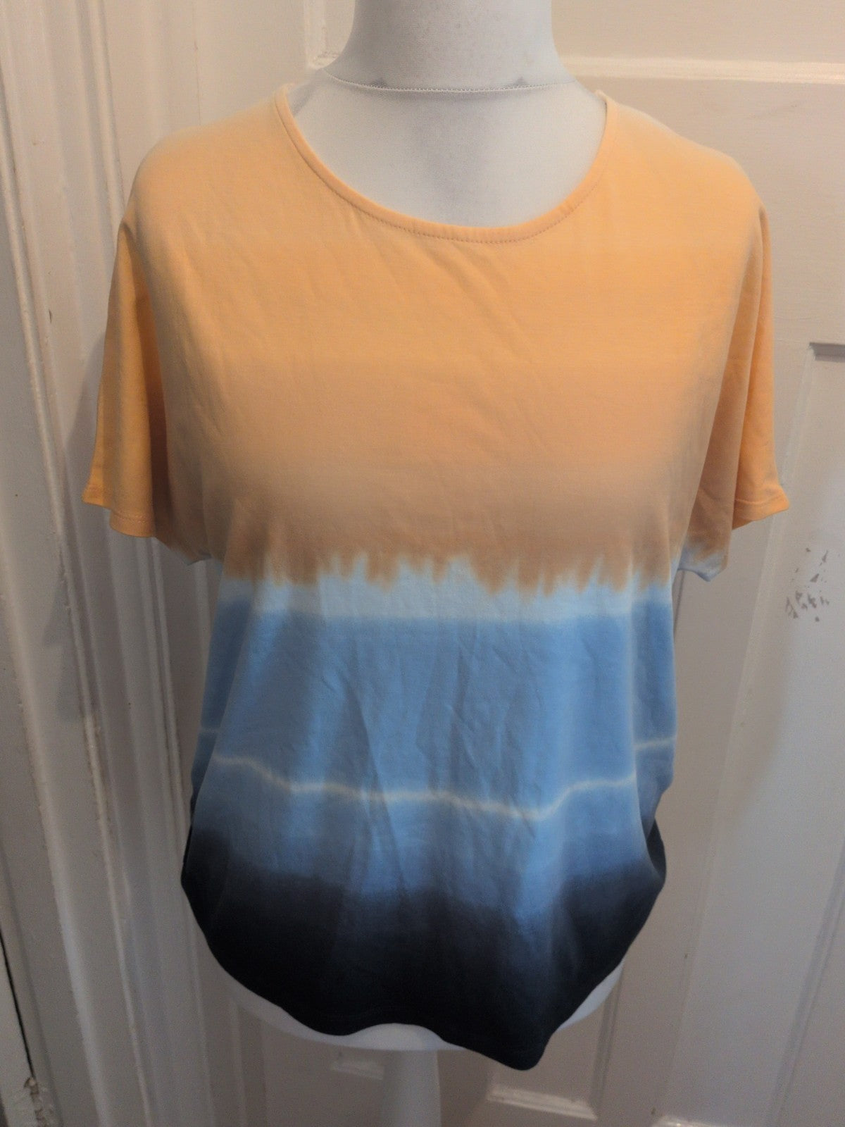 Gerry Weber 14 Navy/Peach Short Sleeve T-shirt