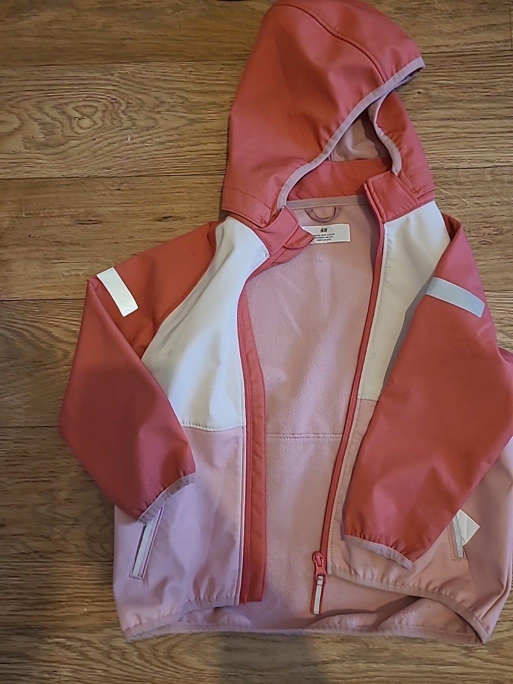 Girls H&M Age 4-5 Years 2 Tone Pink Jacket
