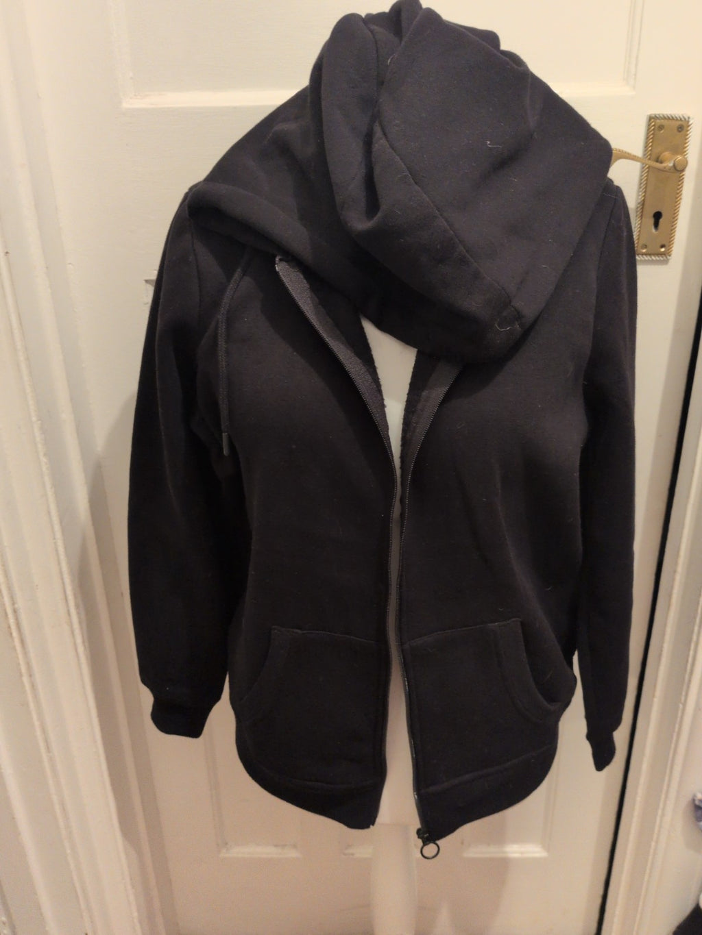 Primark Large Black Full Zip Hoodie