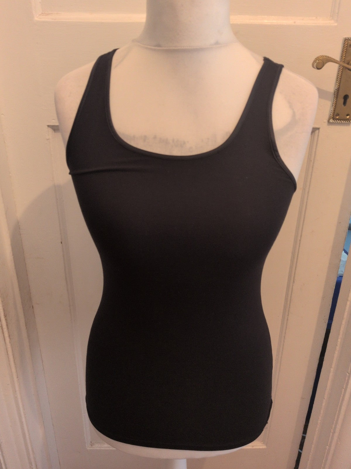 Ladies Black Sleeveless Top AUTOGRAPH Size 8