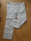 Mens Marks And Spencer Size 38/29 Natural Trousers