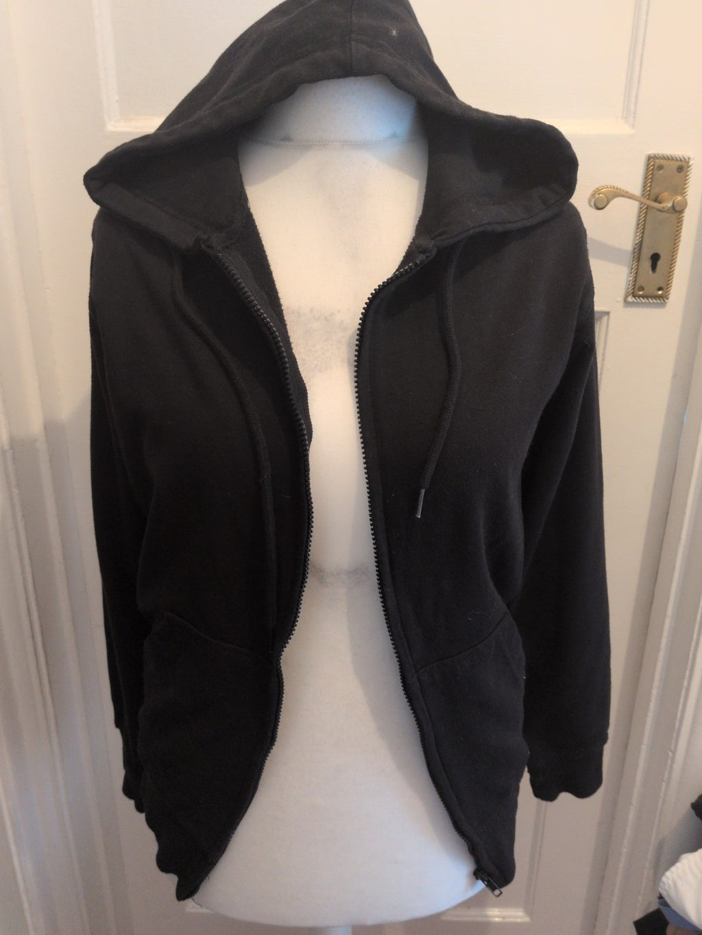 Medium Black Full Zip Hoodie