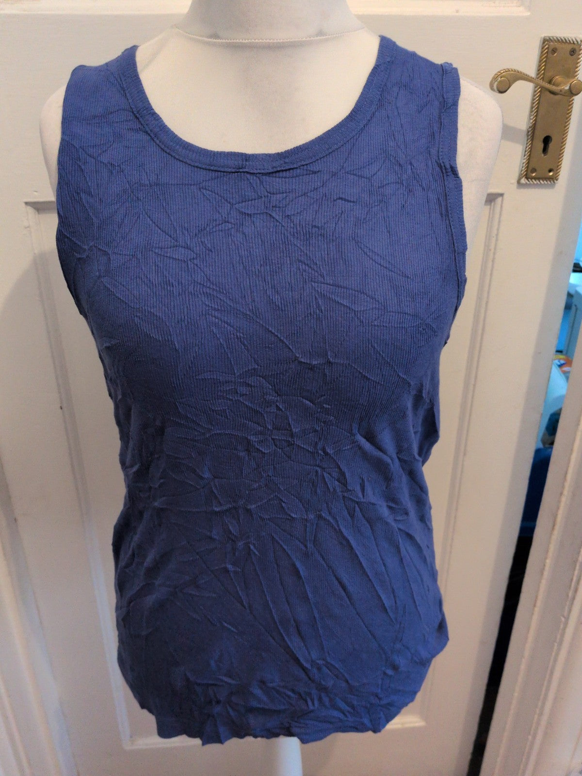 F&F Medium Deep Blue Vest Tank T-shirt Ladies