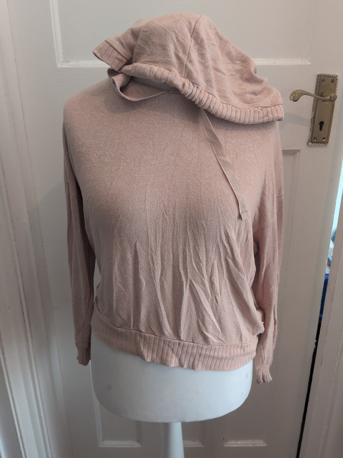 Primark 10-12 Pink Hooded Pyjama Top