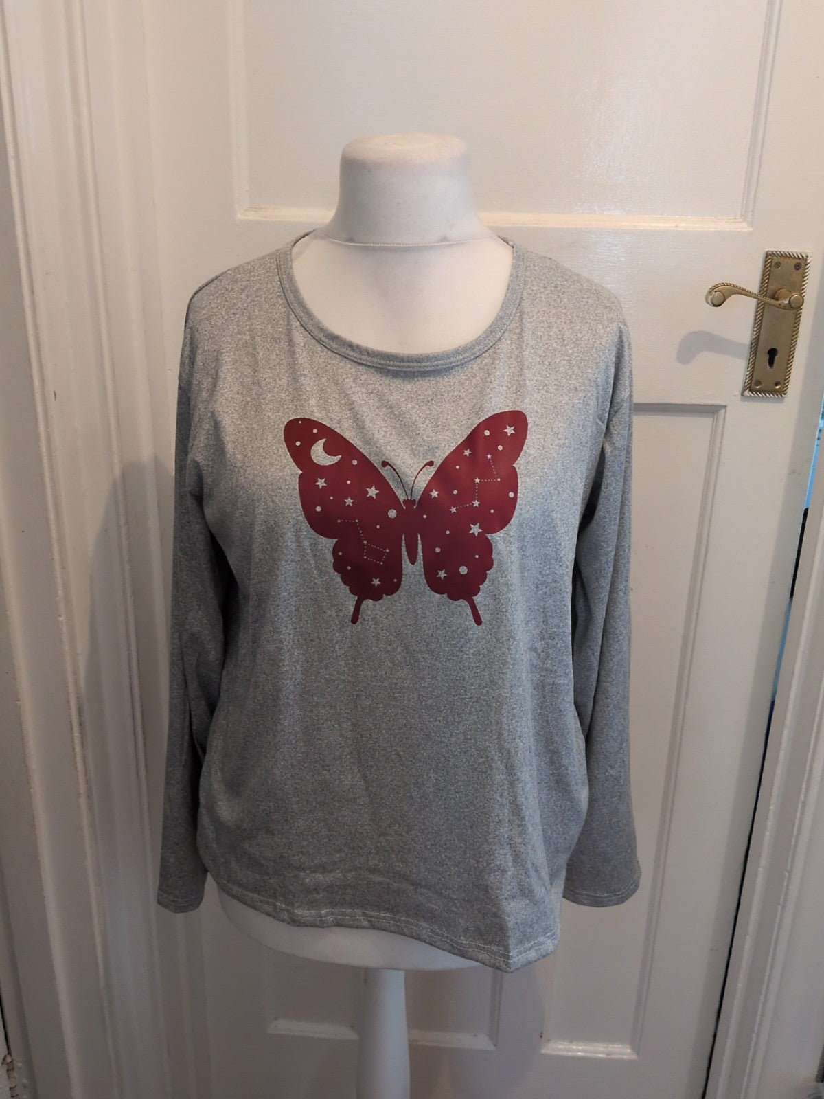 Brand New XL Grey And Purple Pyjama Set