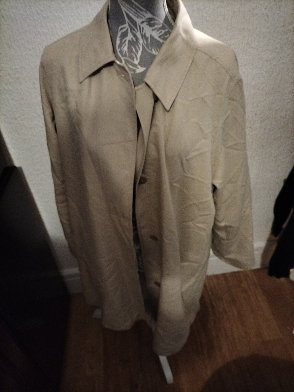 Ladies Cloud Nine Large Beige Lined Jacket