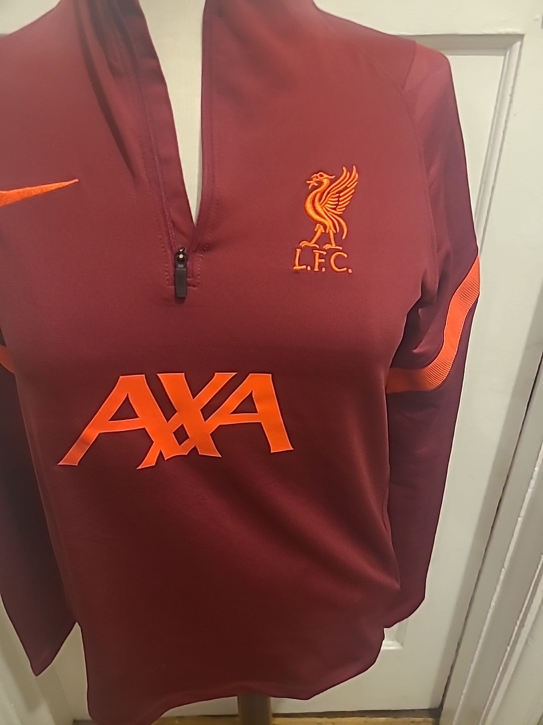 Boys Nike Size XL Youth Liverpool Purple Polo Long Sleeved