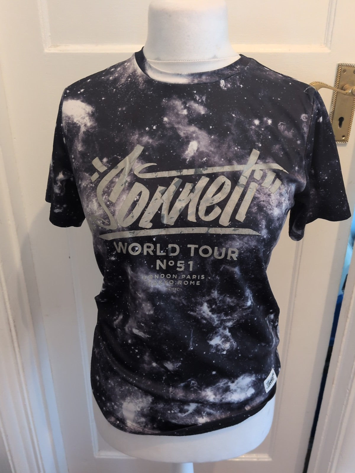 Sonetti 13-15 Years Galaxy Design T-shirt(Heavy Cracking)