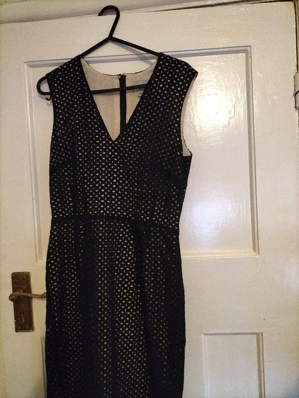 Ladies H+M Size 8 Spotted Sleeveless Dress