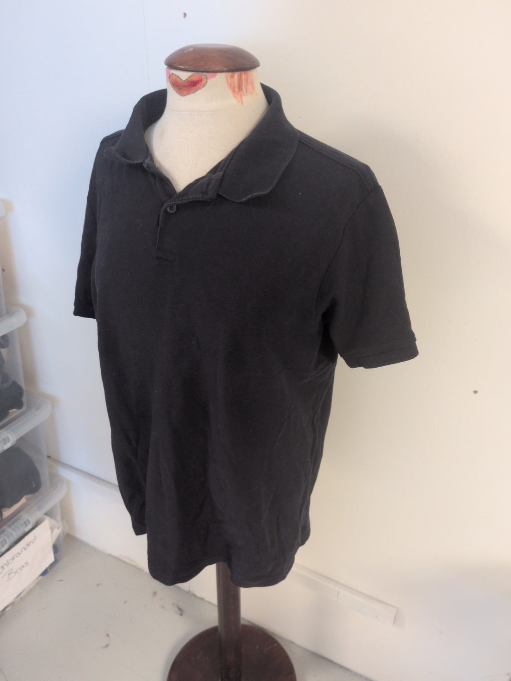 Primark XL Navy Short Sleeve Polo Shirt