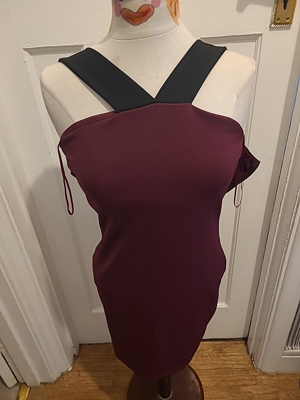 Ladies Missguided Size 10 Purple Sleeveless Short Dress