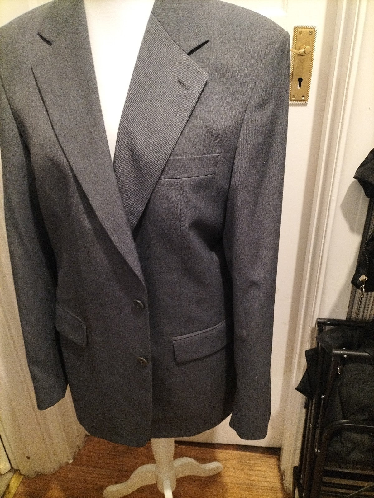 Mens Ciro Citterio Size 42L Grey Blazer