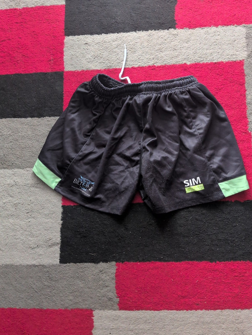Sim Gear XS Green And Black Elasticated Shorts