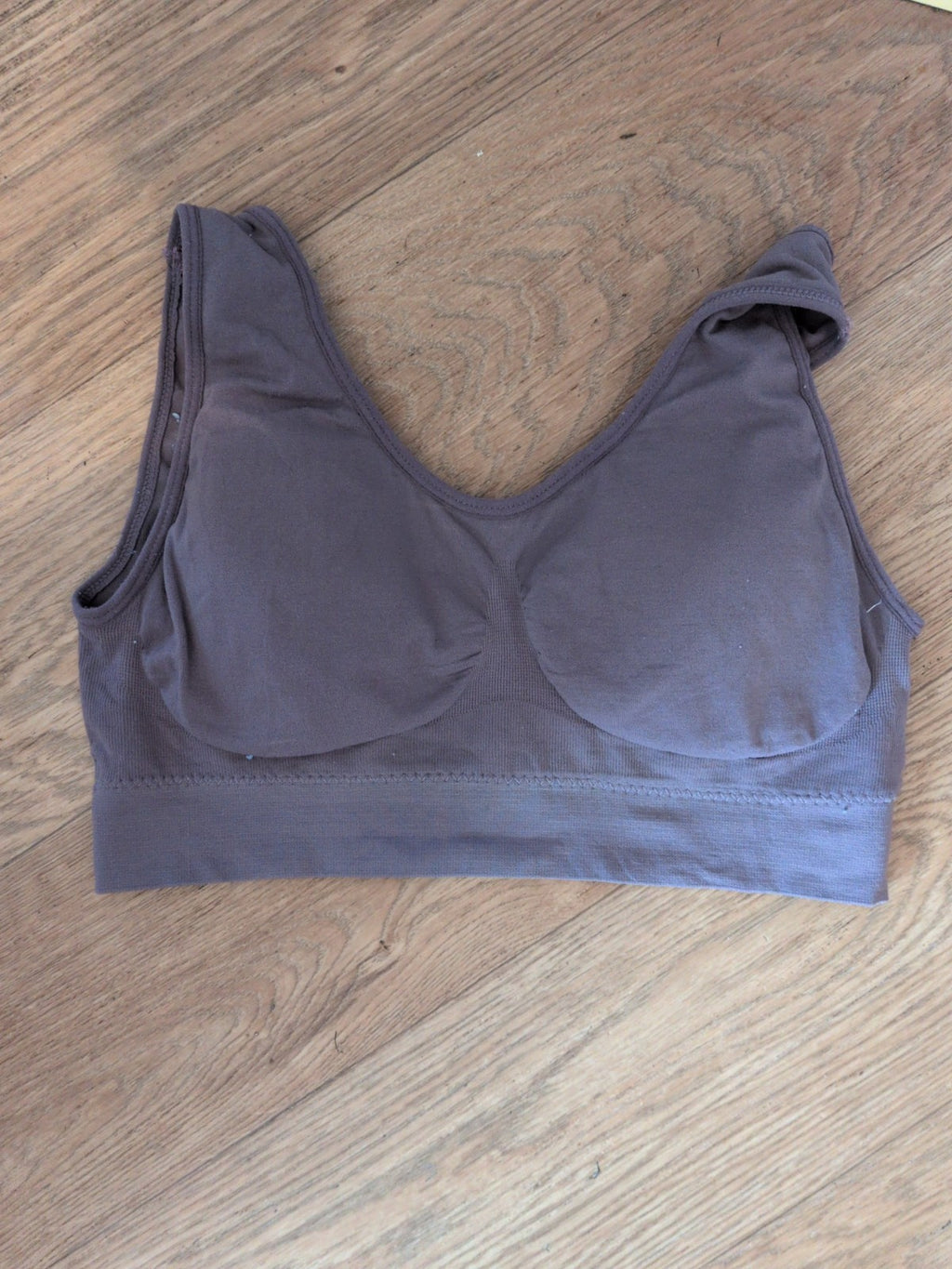 Medium Purple Bralette Sports Bra