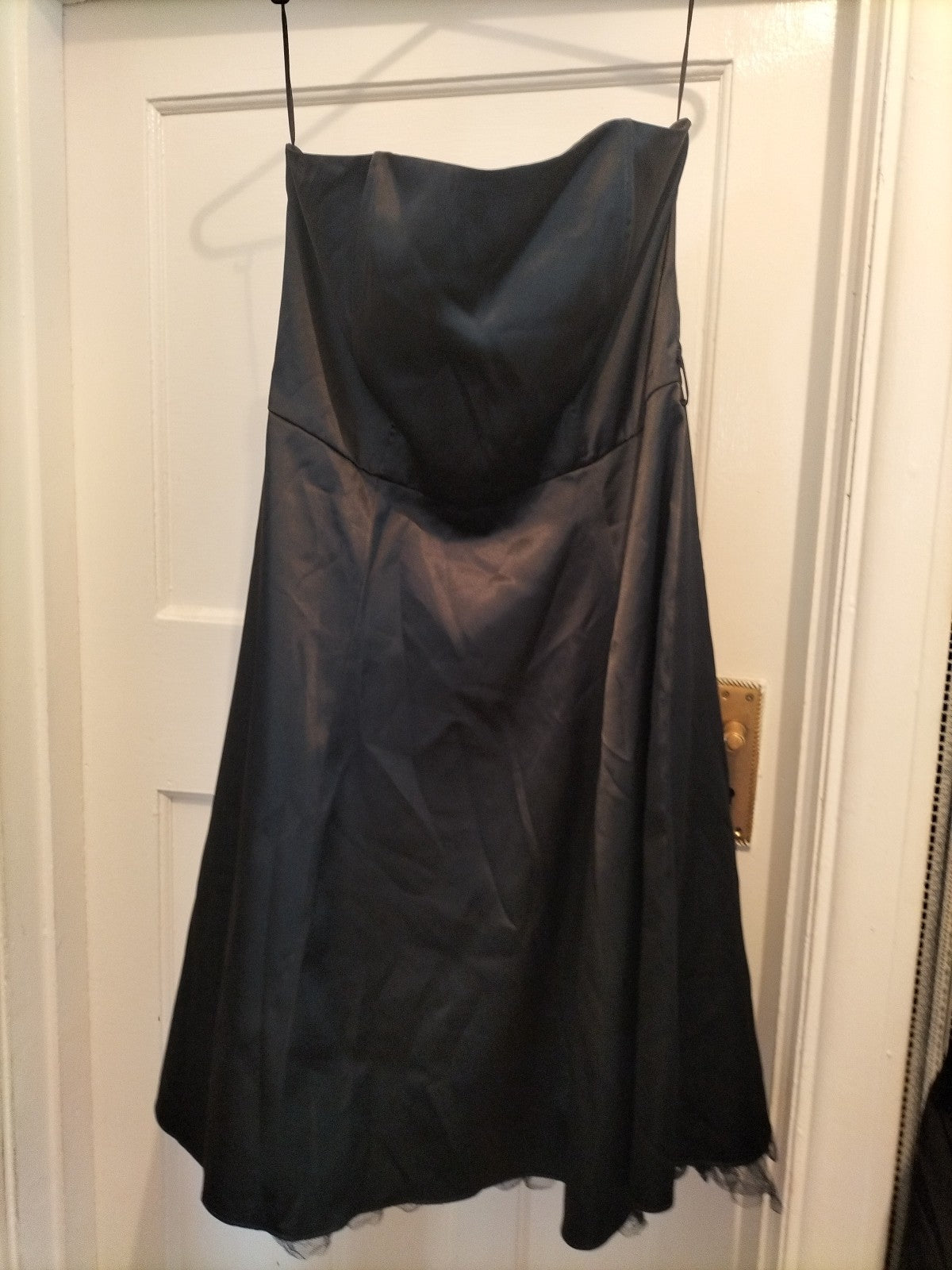 Ladies Select Size 14 Black Sleeveless Strapless Dress