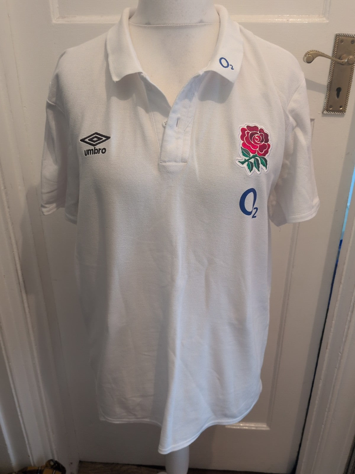 Umbro XL England Rugby Short Sleeve Polo