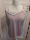 18 Pale Purple V Neck Sleeveless Cami Rop